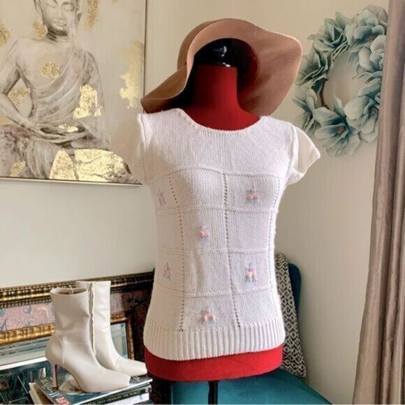 Vintage Sweaters - VINTAGE KNIT SWEATER